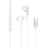 Vipfan Wired in-ear headphones Vipfan M11, Type C (White)