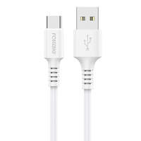Foneng Cable USB to USB C Foneng, x85 3A Quick Charge, 1m (white)