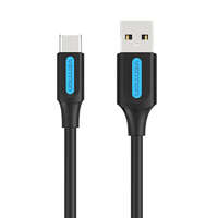 Vention Cable USB-A 2.0 to USB-C Vention COKBD 3A 0,5m (black)