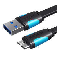 Vention Flat USB 3.0 A to Micro-B cable Vention VAS-A12-B100 1m Black