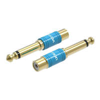 Vention Adapter Audio 6.35mm male to RCA female Vention VDD-C03 blue