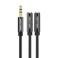Vention Audio Splitter 3.5mm Male to 2x 3.5mm Female Vention BBSBY 0.3m Black