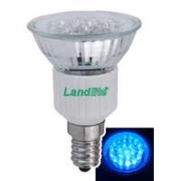 LANDLITE LANDLITE LED, E14, 1.5W, 45lm, kék, spot fényforrás (LED-JDR/21)