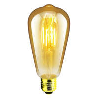 LANDLITE LANDLITE LED filament, E27, 4W, 300lm, 1700K, (RUB-ST64-4W/FLT), vintage, edison, dekoratív LED izzó, LED fényforrás, LED lámpa