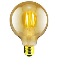LANDLITE LANDLITE LED filament, E27, 4W, G95, 300lm, 1700K, (RUB-G95-4W/FLT), vintage, edison, dekoratív LED izzó, LED fényforrás, LED lámpa