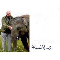 Signed photo by Sir David Attenborough 15x20 cm