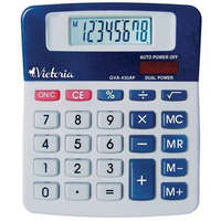 VICTORIA OFFICE Számológép, asztali, 8 számjegy, VICTORIA OFFICE, "GVA-430AP"