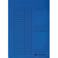 VICTORIA OFFICE Pólyás dosszié, karton, A4, VICTORIA OFFICE, kék