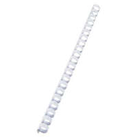 VICTORIA OFFICE Spirál, műanyag, 12 mm, 56-80 lap, VICTORIA OFFICE, fehér