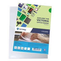 VICTORIA OFFICE Genotherm, "L", A4, 150 mikron, víztiszta, VICTORIA OFFICE