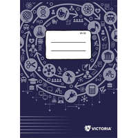 VICTORIA PAPER Füzet, tűzött, A4, vonalas, 32 lap, VICTORIA PAPER Circle "81-32"