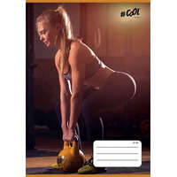 COOL BY VICTORIA Füzet, tűzött, A5, vonalas, 32 lap, 4-8. osztály, COOL BY VICTORIA, "Fitness life", "21-32"