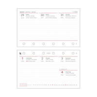 SATURNUS Kalendárium betét, tervező, heti, "S", SATURNUS, fehér 2026