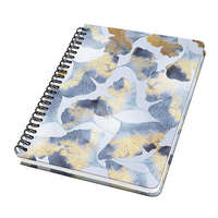 SIGEL Spirálfüzet, 162x215 mm, pontrácsos, 60 lap, keményfedeles, SIGEL "Jolie Ginko Harmony"