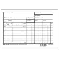 Pátria Nyomtatvány Raktári nyilvántartó lap (fejlap) kicsi A/5 fekvő