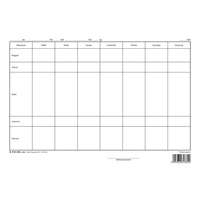 Pátria Nyomtatvány Heti étlap szabadlap A/4 fekvő