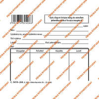 Pátria Nyomtatvány Onkológiai jelentés szabadlap 120x100 mm