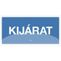 PD Office Információs tábla pd 10x20 cm Kijárat kék