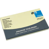 Info Notes Öntapadós jegyzettömb Info Notes 125x75 mm 100 lapos sárga