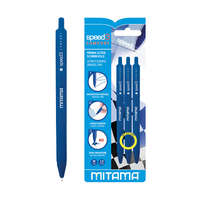 Mitama Golyóstoll Mitama SPEED 3 COMFORT, 3db-os klt., kék tinta