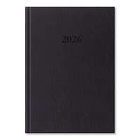 PD Calendar Határidőnapló Period Standard B/5 heti fekete műbőr 2026