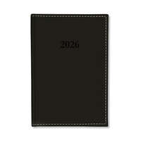 PD Calendar Határidőnapló Period Chamois B/5 heti körbev. fekete 2026