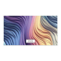 PD Calendar Naptár Tűzött mini zseb fekvő Harmony 2026