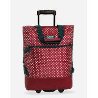 PUNTA Punta CLASSYC PRINT kétkerekes piros, fehér pettyes utazótáska-bevásárlókocsi 10008-0220