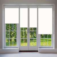 Elite Home Elite Home® ablakra szerelhető sötétítő és árnyékoló roló, fém házban, fehér, 120x120cm