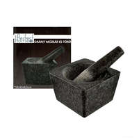 Perfect Home Mozsár szögletes, gránit 13*13*8,5 cm 11865