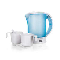 ACTIVER Műanyag vízforraló, 0,6 l, 550-650W, fehér-kék 14011199