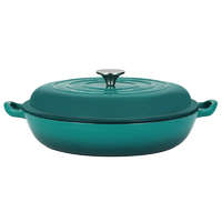 Perfect Home Zománcozott öntöttvas szeletsütő fedővel 30cm türkiz 16640