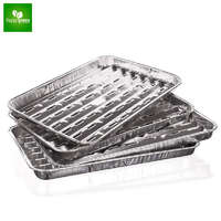 HAPPY GREEN alumínium grilltálca készlet 34 x 23 cm, 4 db 5012300