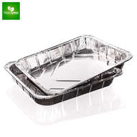 HAPPY GREEN Alumínium grill tálca 2,7 ?liter, 32 x 26 x 4,5 cm 5012305