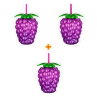 2+1 BANQUET Műanyag palack szívószállal SZEDER 800 ml 55062500-2-1