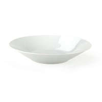 Porcelántányér, mély 23 cm, díszítetlen 60111031-A