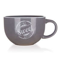 BANQUET Kerámia bögre jumbo SWEET HOME 730 ml, szürke 60337158