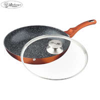 Bachmayer márvány bevonatú serpenyő 36 cm cooper üveg fedővel BM-7753-36