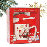 Karácsonyi bögre készlet – alátéttel és kanállal, 400 ml, KB20WZ2