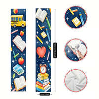 1 pár Iskolakezdési Ajtódekoráció – Dekor Panel Szett – 180 × 30 cm NG3033580