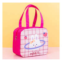 Cipzáras ételhordó rózsaszín nyuszis PJM18WZ3