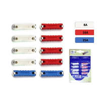 Biztosíték készlet | henger | 10 darabos bliszter WPVA10BL