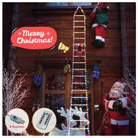 LED-es mikulás mászó létra világítás WW5045084