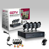  CCTV 4 kamerás megfigyelő rendszer