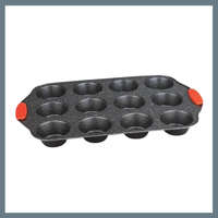 Royalty Line 12 részes márványbevonatos muffin sütőforma