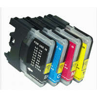 Brother Utángyártott BROTHER LC980/LC985/LC1100 Patron Yellow IK