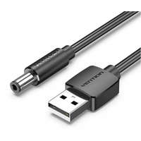 Vention KÁBEL USB-A -> DC 5.5mm, 1,5m, (fekete), Vention