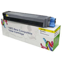 Oki Utángyártott OKI C810 Toner Yellow 8.000 oldal kapacitás CartridgeWeb