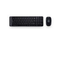 Logitech Billentyűzet/Egér Kit - MK220 (Vezeték nélküli, Multimédia, USB, fekete)