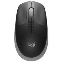 Logitech Egér - M190 (Vezeték nélküli, teljes méretű, Optikai, USB, középszürke-fekete)